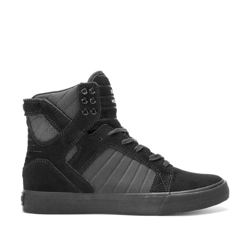 Zapatillas Altas Supra Argentina Mujer - SKYTOP Negras / Gris (PCMGA-2693)